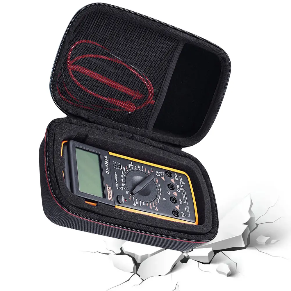 Storage Bag Protective for Fluke F101 F106 F107 Organizer Case Digital Multimeter Shockproof Hard Shockproof Carrying Bag