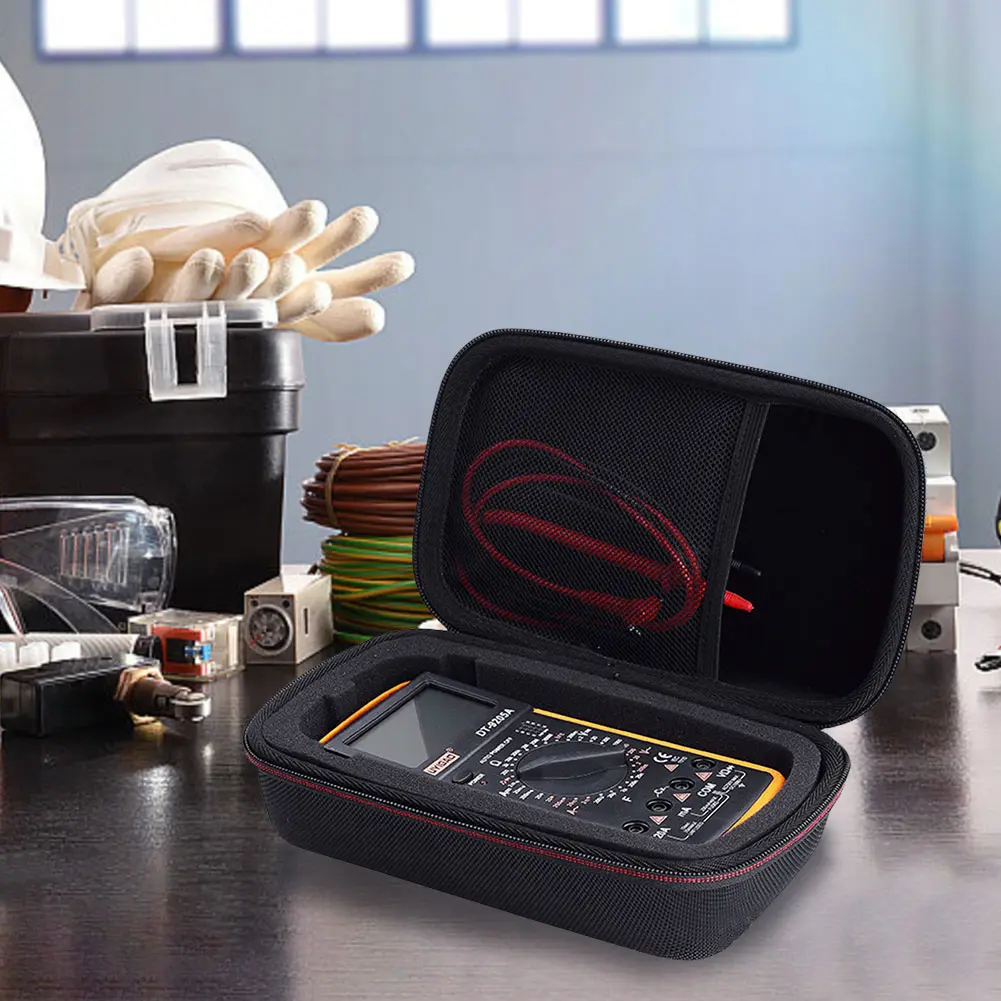 Storage Bag Protective for Fluke F101 F106 F107 Organizer Case Digital Multimeter Shockproof Hard Shockproof Carrying Bag
