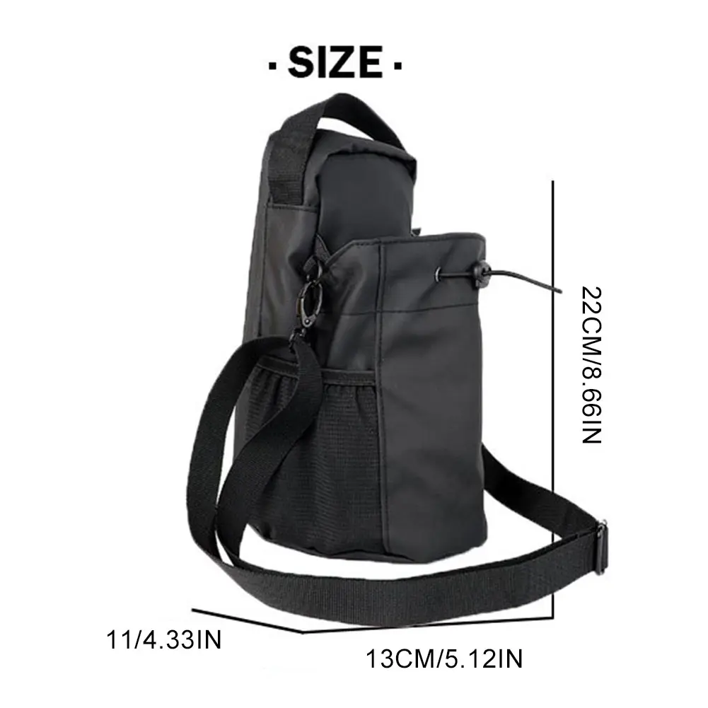 Magnetic Sling Bag Crossbody Water Bottle Pouch Phone Holder Water Bottle Carrier Bag for Men Women Fitness Travel Sports