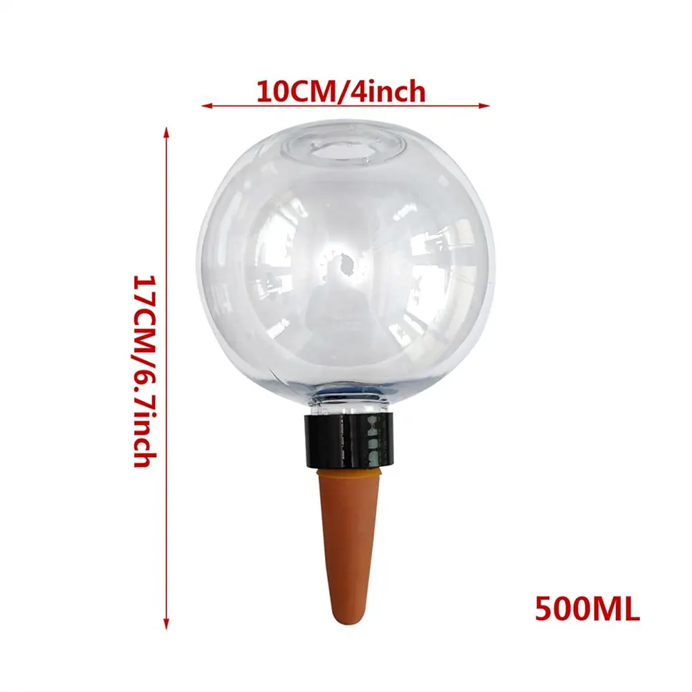 1-5PCS Plastic Automatic Plant Watering Bulbs 500ML Globes Shape Self Watering Device Drip Irrigation System for Potted Plants