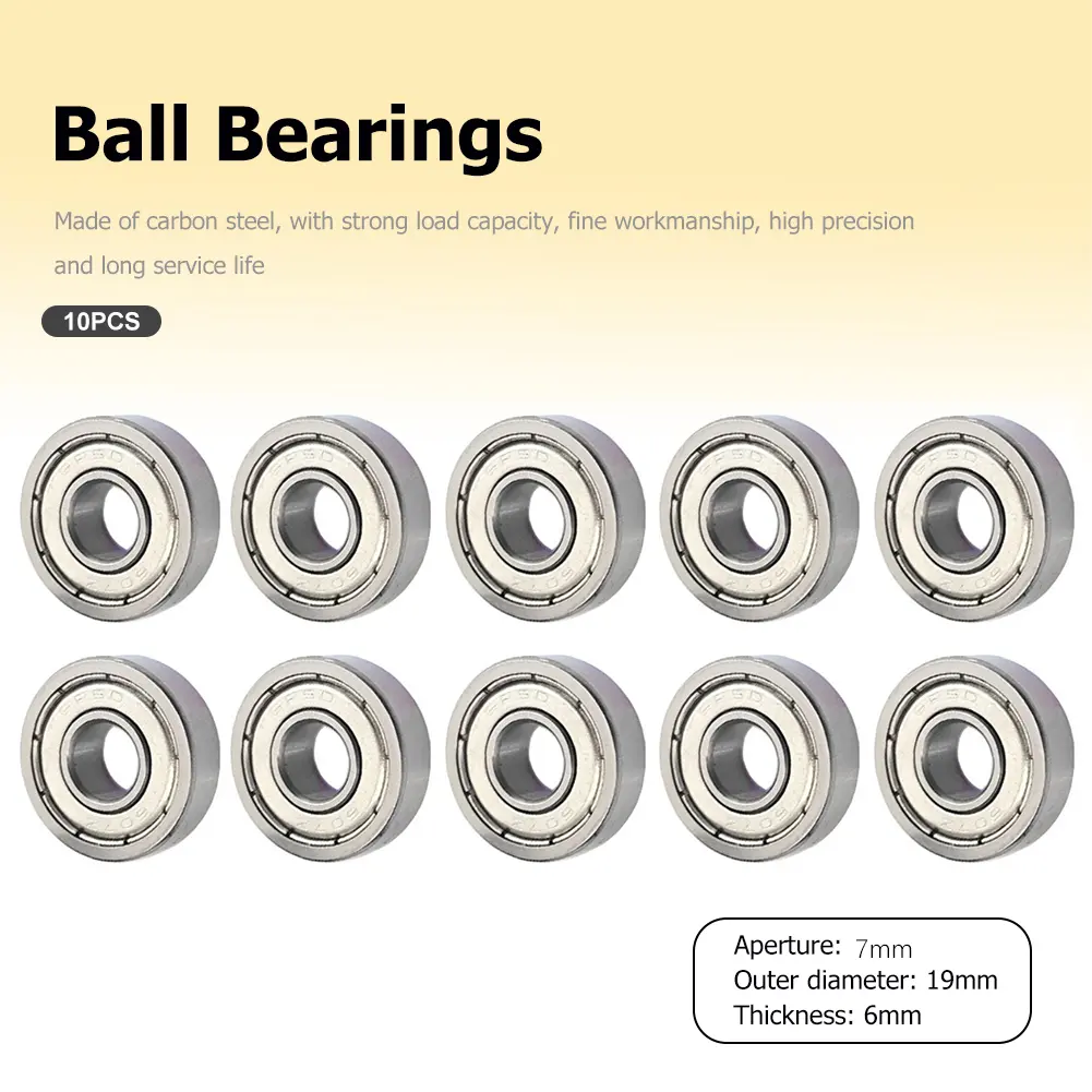 10-40Pcs Miniature Ball Bearings 608zz 623zz 626ZZ 607ZZ 688ZZ Deep Groove Miniature Bearings for Skateboard RC Car Bearing Set
