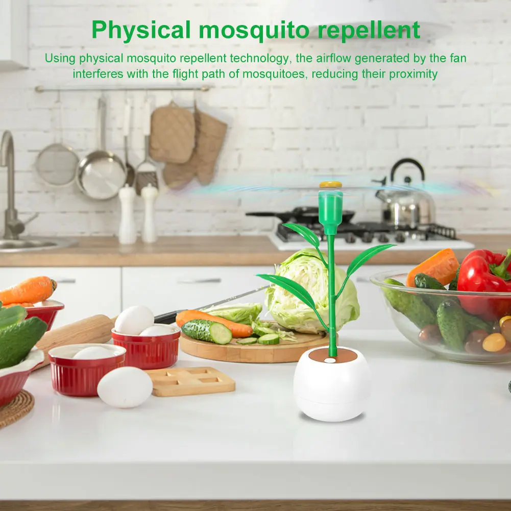 Fly Fans for Tables Fly Repellent Fan Table Top Fly Fan Fly Spinner for Picnic Restaurant Party Home BBQ