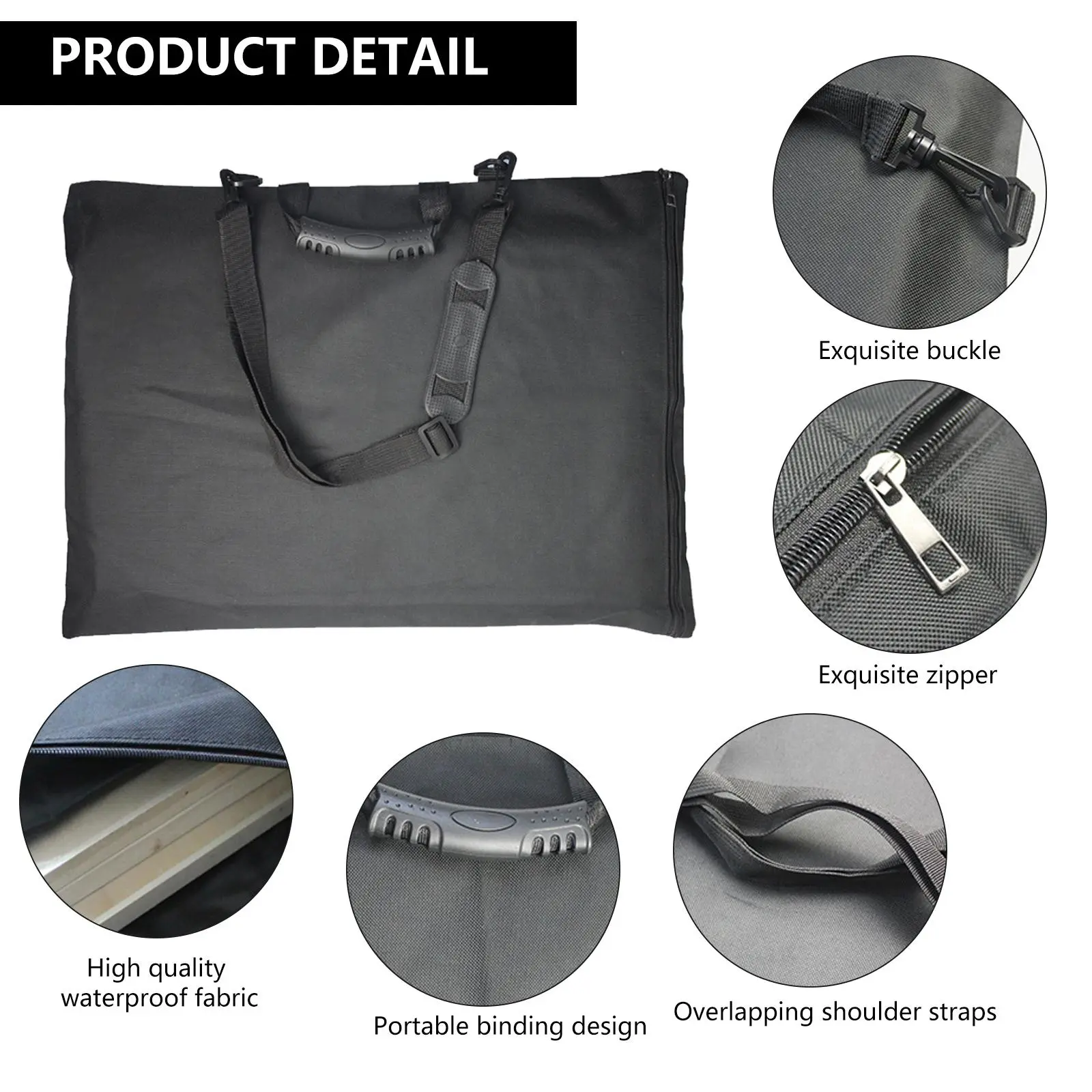 Painting Pad Organizer Bag Nylon Drawing Board Storage Bag Multifunction Sketch Board Bag Waterproof for Outdoor Sketching