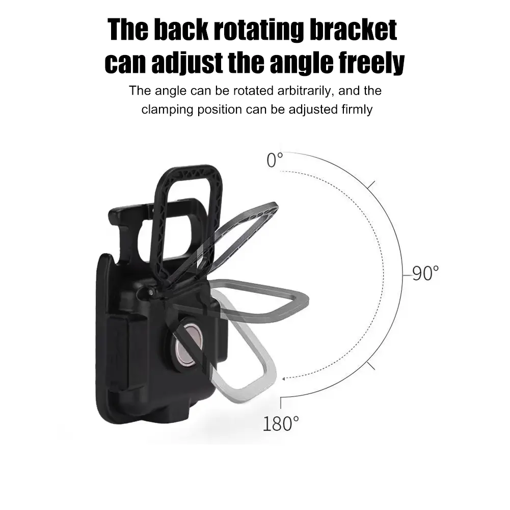 1-30Pcs Mini Magnetic LED Flashlight 150-500ml USB Rechargeable Flashlight Portable Pocket Keychain Light for Outdoor Work Lamp