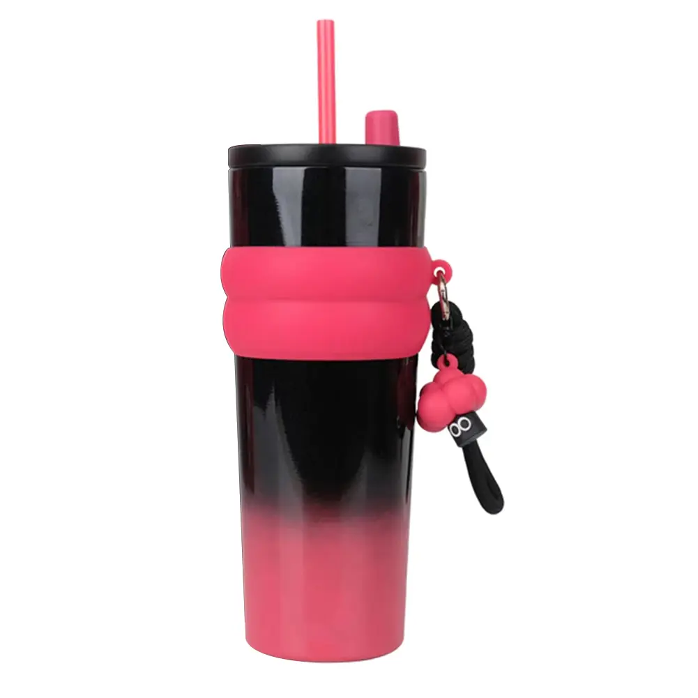 700ml Gradient Color Space Cup 304 Stainless Steel Inner Insulated Cup Waterproof Portable Space Kettle for Home Office