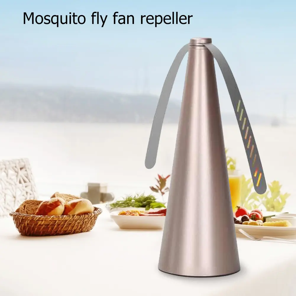 Automatic Pest Control Fan Portable Automatic Fly Catcher Chemical-free Keep Flies Away Battery Powered For Outdoor & Indoor