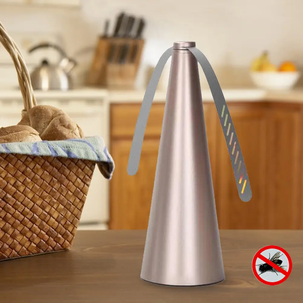Automatic Pest Control Fan Portable Automatic Fly Catcher Chemical-free Keep Flies Away Battery Powered For Outdoor & Indoor