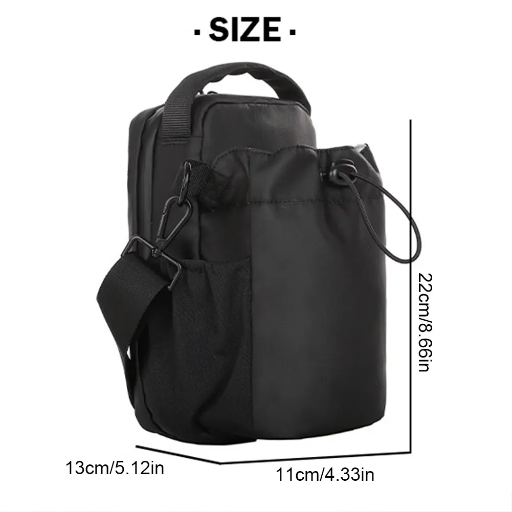 Magnetic Gym Bag Water Bottle Bag Sling Bag Phone Holder Water Bottle Carrier Bag for Men Women Fitness Travel Sports