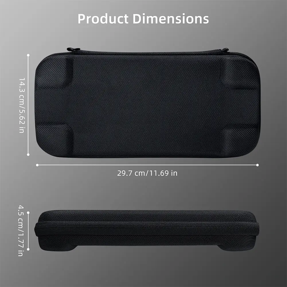 EVA Carrying Case for Nintendo for Switch 2 Carrying Bag Shockproof Zipper Handbag Anti-drop for Switch 2 Console & Accessories