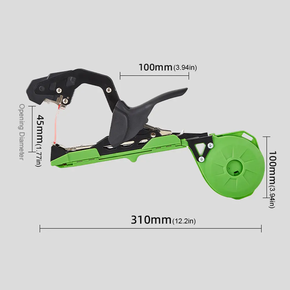 Branch Binding Machine with 10000 Staples 20 Rolls Tape Vine Tying Machine Multi-Function Plant Tape Gun for Grape Vine Tomato