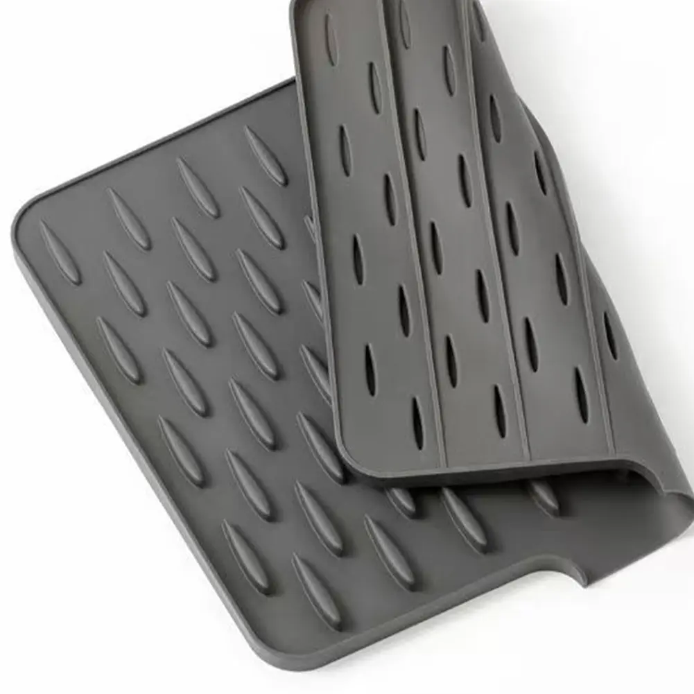 No Spill Silicone Worktop Saver Multi-Function Non-Slip Kitchen Mat Countertop Protector for Counter Refrigerator
