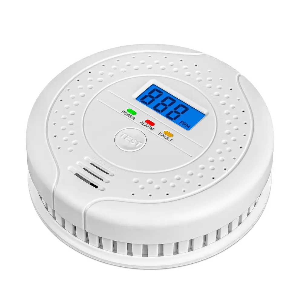 Digital Carbon Monoxide Detector Audible and Visual Alarm Battery Powered CO Gas Monitor Alarm Detector CO Sensor Home Use