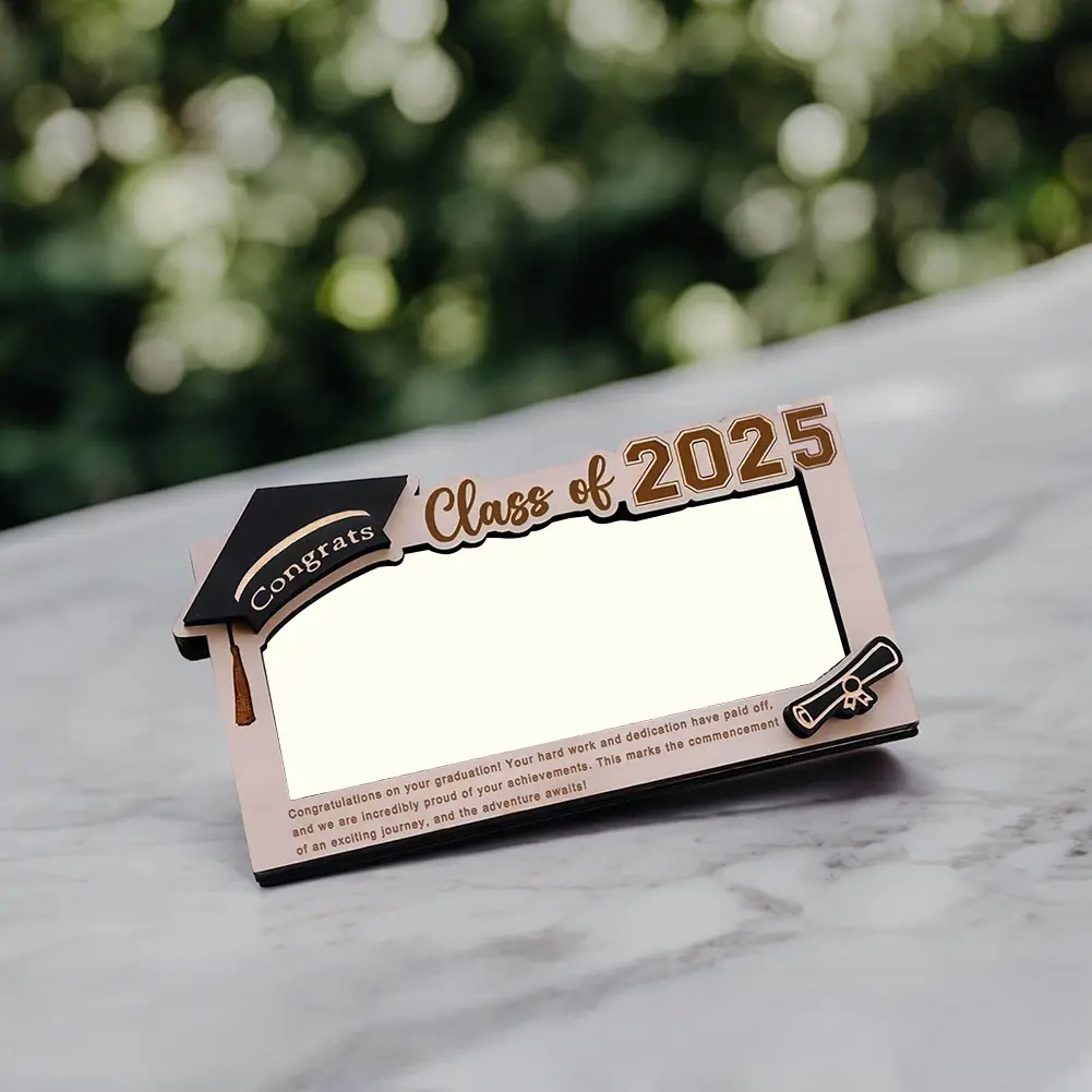 2025 Graduation Money Holder Graduation Gift Money Clip Lightweight Money Cash Envelope Box Greeting Card Holder for Classmates