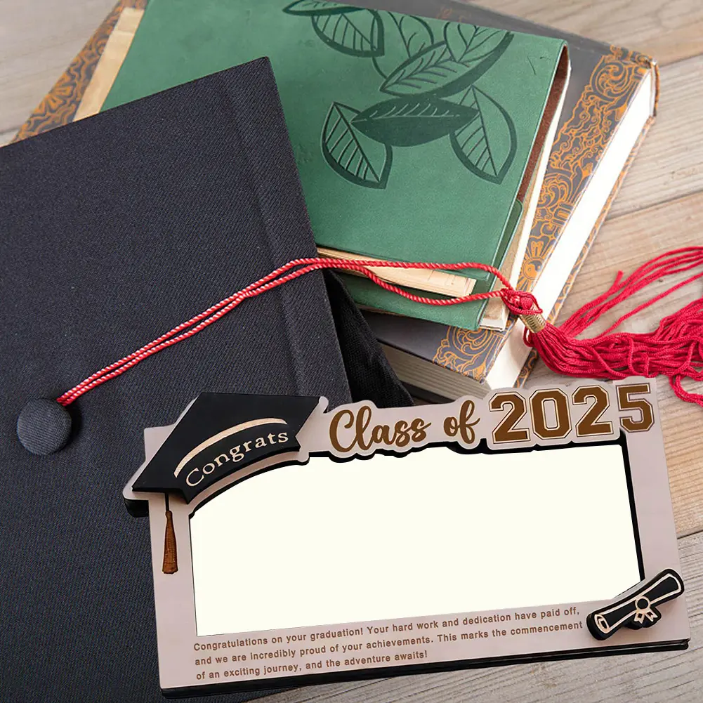 2025 Graduation Money Holder Graduation Gift Money Clip Lightweight Money Cash Envelope Box Greeting Card Holder for Classmates