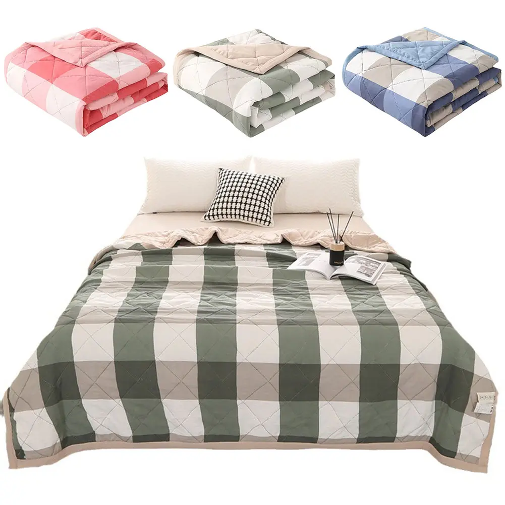 Summer Blanket Lightweight Air Condition Comforter Sofa Blanket for Hot Sleepers
