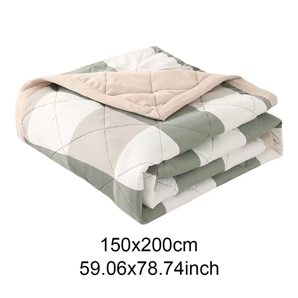 Summer Blanket Lightweight Air Condition Comforter Sofa Blanket for Hot Sleepers