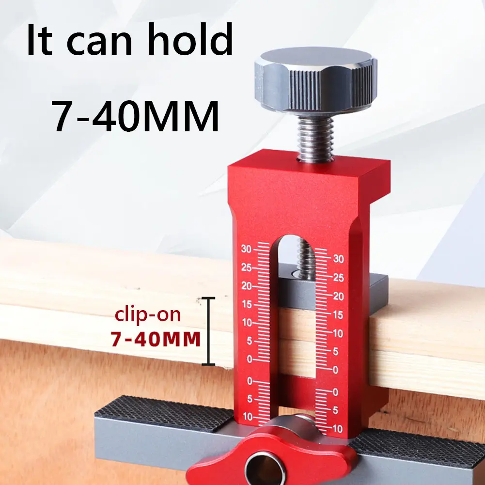 Cabinet Door Mounting Jig Quick Positioning Hole Opening Tool Adjustable Aluminum Alloy Cabinet Portable Cabinet Mount Locator