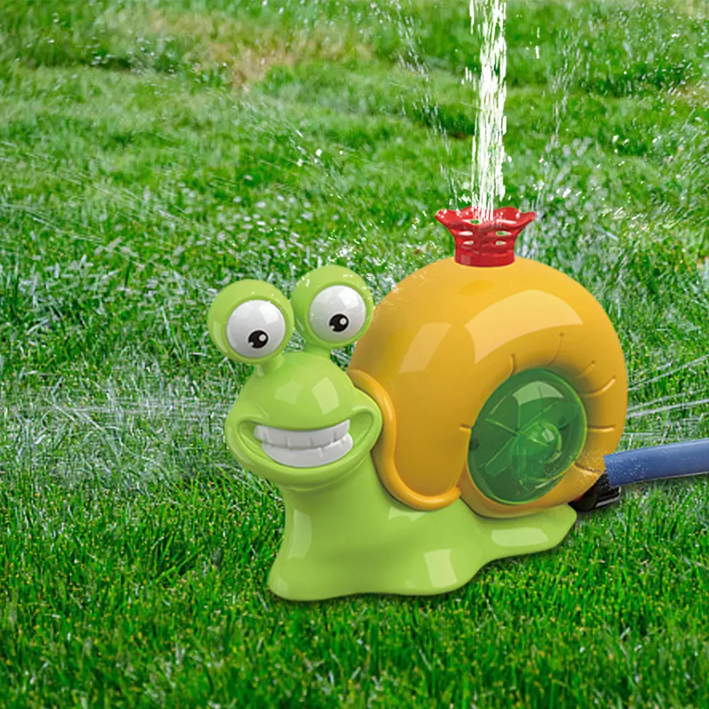 Water Spray Outdoor Water Sprinkler Snail Sprinkler Backyard Garden Water Spray Supplies Summer Yard Cartoon Splash Sprinkler
