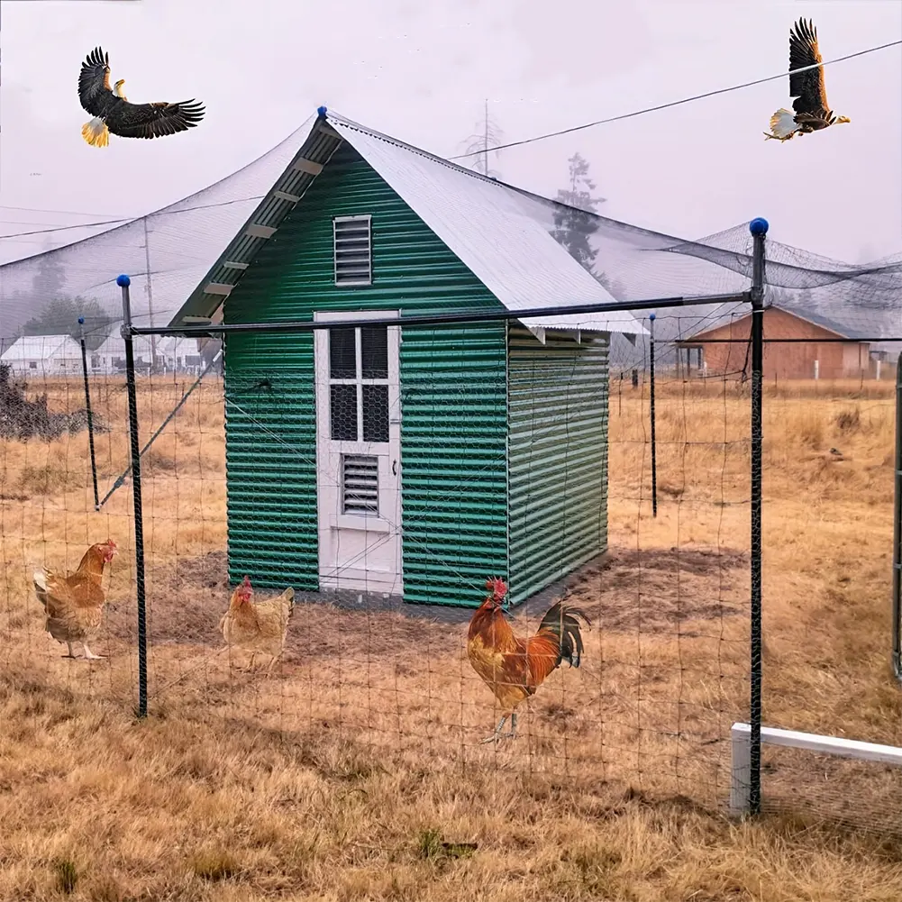 Nylon Bird Netting Garden Bird Net Protective Chicken Coop Netting Fruit Tree Netting for Birds Deer Squirrels