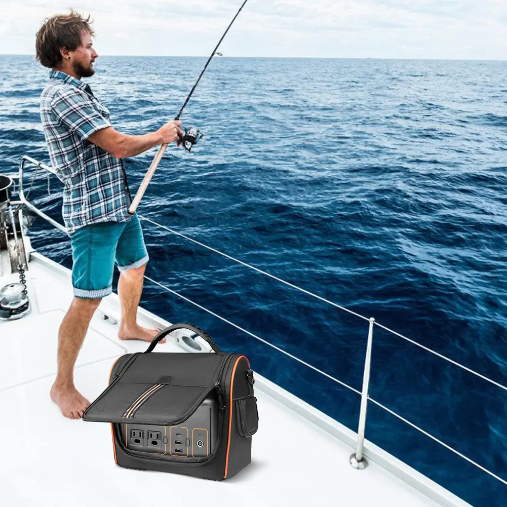Portable Carrying Case for Jackery Portable Power Station Explorer 300 Travel Storage Bag Anti-drop with Shoulder Strap & Handle