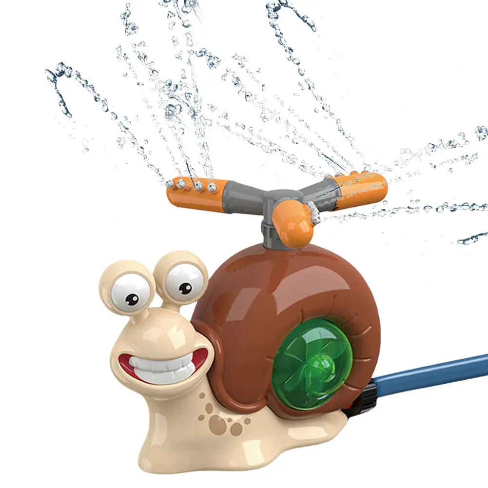 Water Spray Outdoor Water Sprinkler Snail Sprinkler Backyard Garden Water Spray Supplies Summer Yard Cartoon Splash Sprinkler