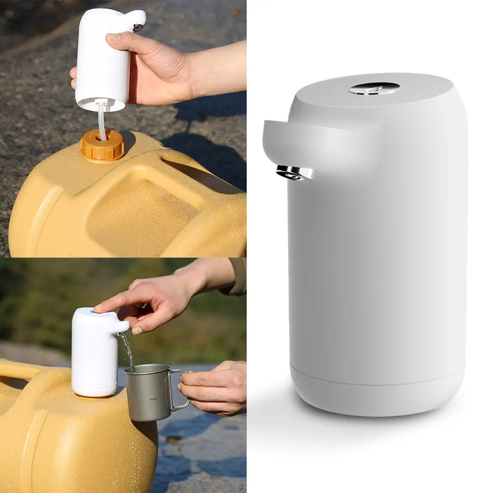 Electric Drinking Water Pump USB Rechargeable Portable Water Pump Outdoor Automatic Water Pump for Outdoor Water Buckets