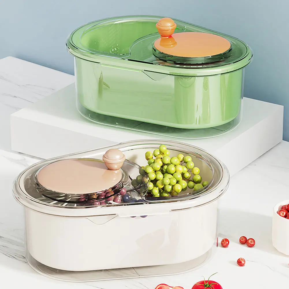 Fruit Washer Lettuce Spinner Vegetables Fruits Wash Bowl Kitchen Cleaning Drainer Basket for Kitchen