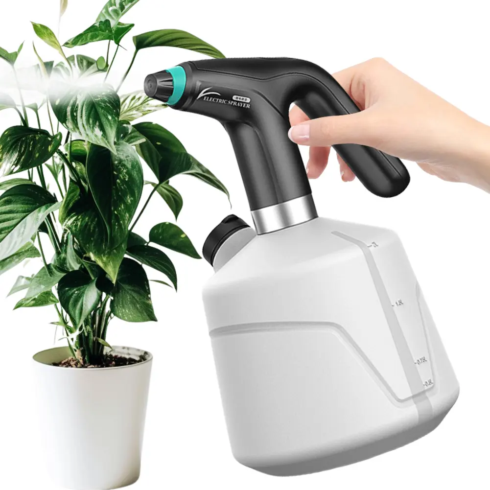 2L Electric Plant Spray Bottle USB Charging Automatic Sprinkling Sprayers Adjustable Nozzle Plant Watering Gardening Tools