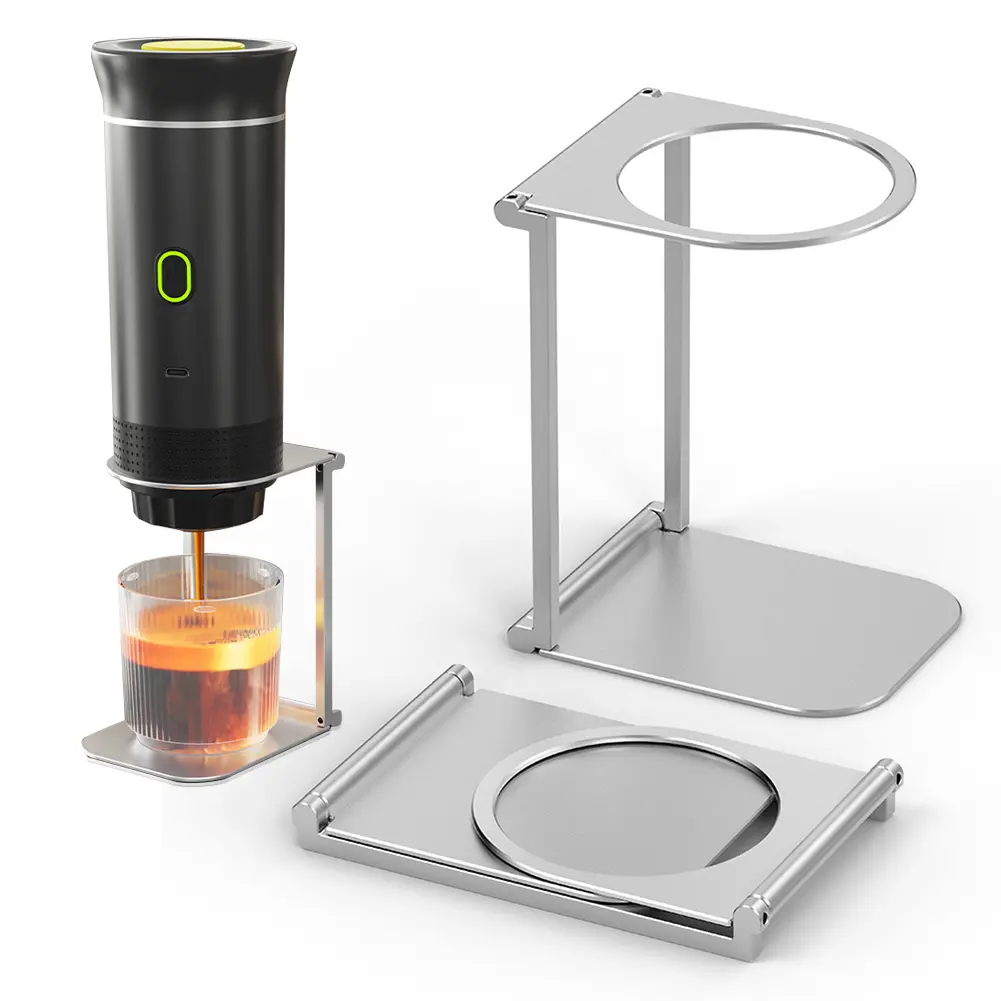 Foldable Coffee Drip Holder Portable Coffee Maker Aluminum Alloy Stand Accessory for Multiple Outdoor Coffee Machine Models