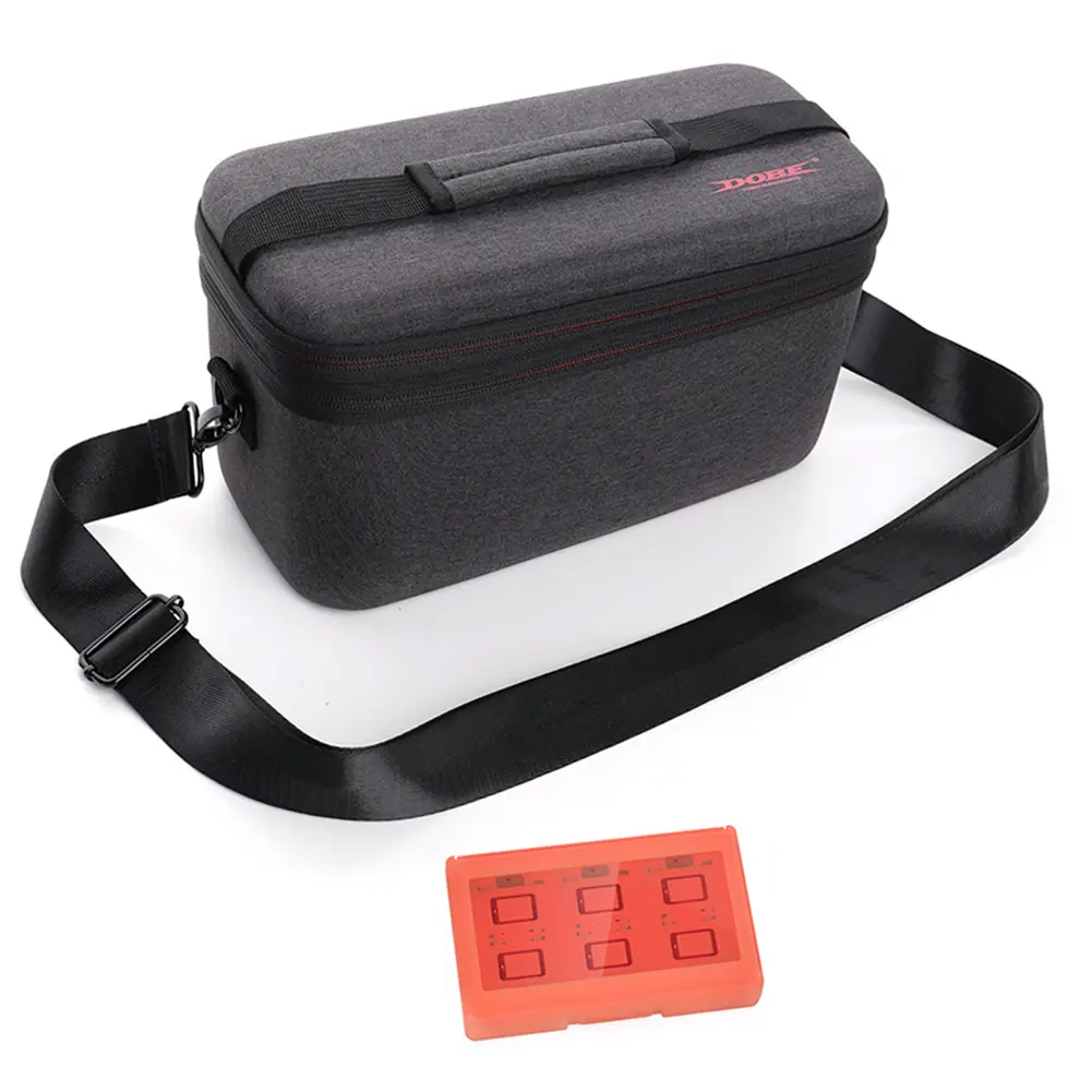 EVA Hard Carrying Case for Switch 2 Carrying Bag Shockproof Organizer Bag With Shoulder Strap & Game Card Box Travel Carry Case