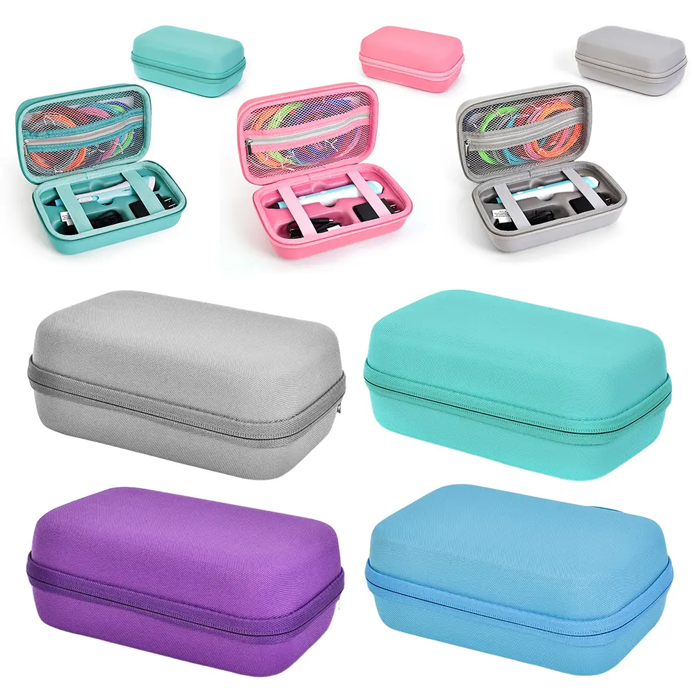 Hard Carrying Case for SCRIB3D P1 3D Printing Pen Anti-Drop Hard Travel Case Carrying Bag for PLA Filament Project Guide Charger