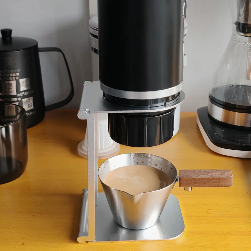 Foldable Coffee Drip Holder Portable Coffee Maker Aluminum Alloy Stand Accessory for Multiple Outdoor Coffee Machine Models