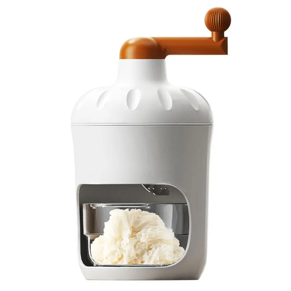 Manual Shaved Ice Machine Lightweight Mini Rotary Ice Shaving Machine Multifunction Household Crushed Ice Maker for Kitchen Home