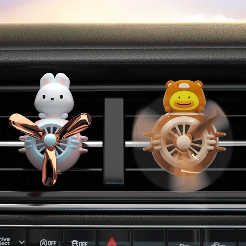 Animal Pilot Car Fresheners Vent Clip Air Outlet Aromatherapy Ornament Aroma Car Diffuser Gifts for Him Her Friends Families