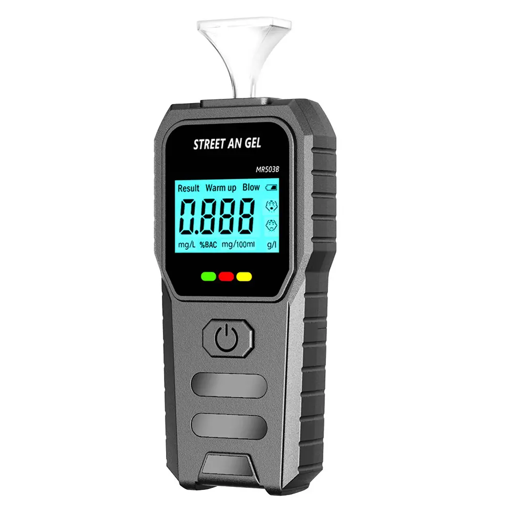Digital Alcohol Breath Tester Backlight LCD Display Alcohol Breathalyzer Portable Breathalyzer Alcoholometer for Home Party Use