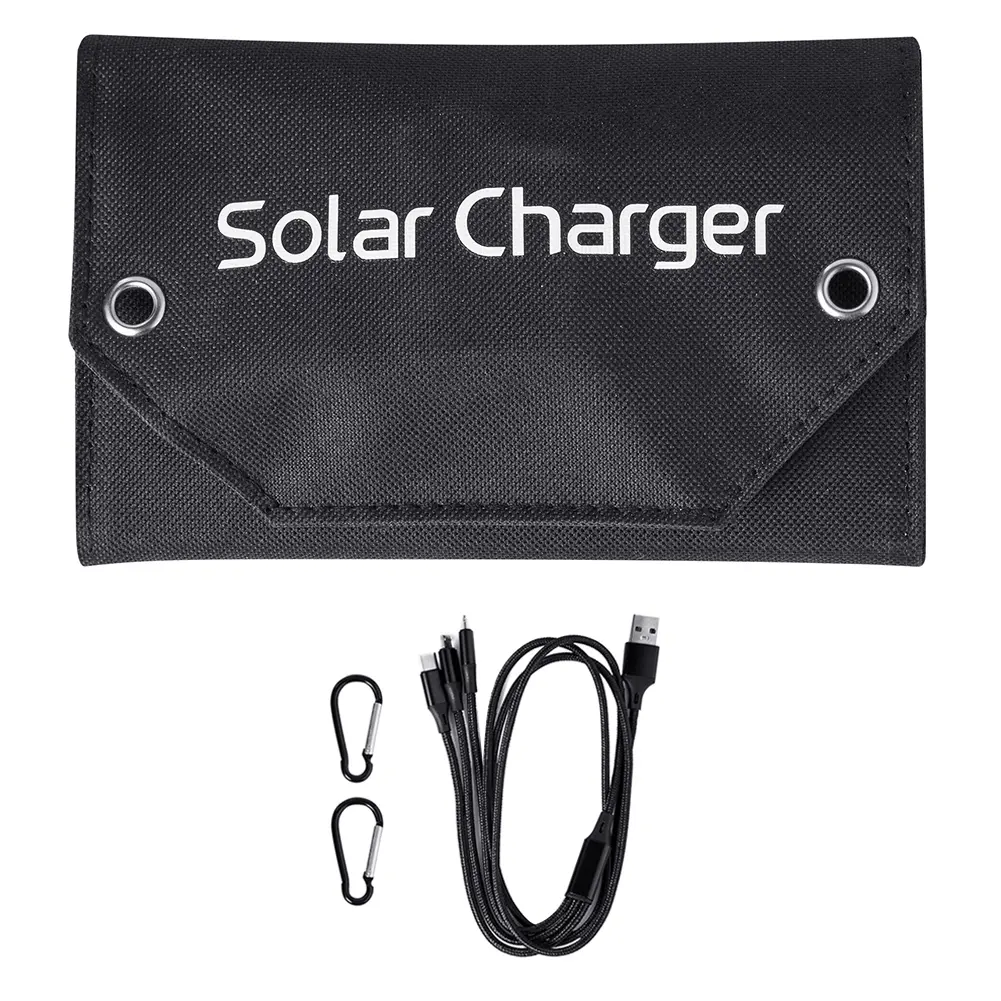 USB Portable Battery Charger IP67 Waterproof 10W 5V Foldable Solar Panel Folding Solar Panel High Conversion Efficiency