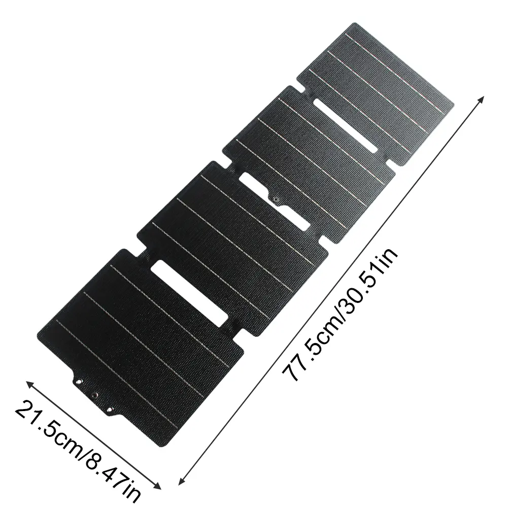 30W Foldable Solar Panels 3 Output Ports Portable Solar Panel Charger Lightweight Solar Panel Charger for Camping Essentials