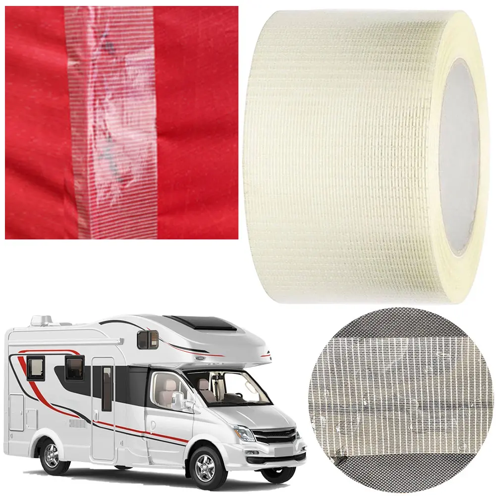 Camping Tent Repair Tape Waterproof Boat Covers Repair Tape Canvas Repair Tape for RV Awning Tent Boat Covers