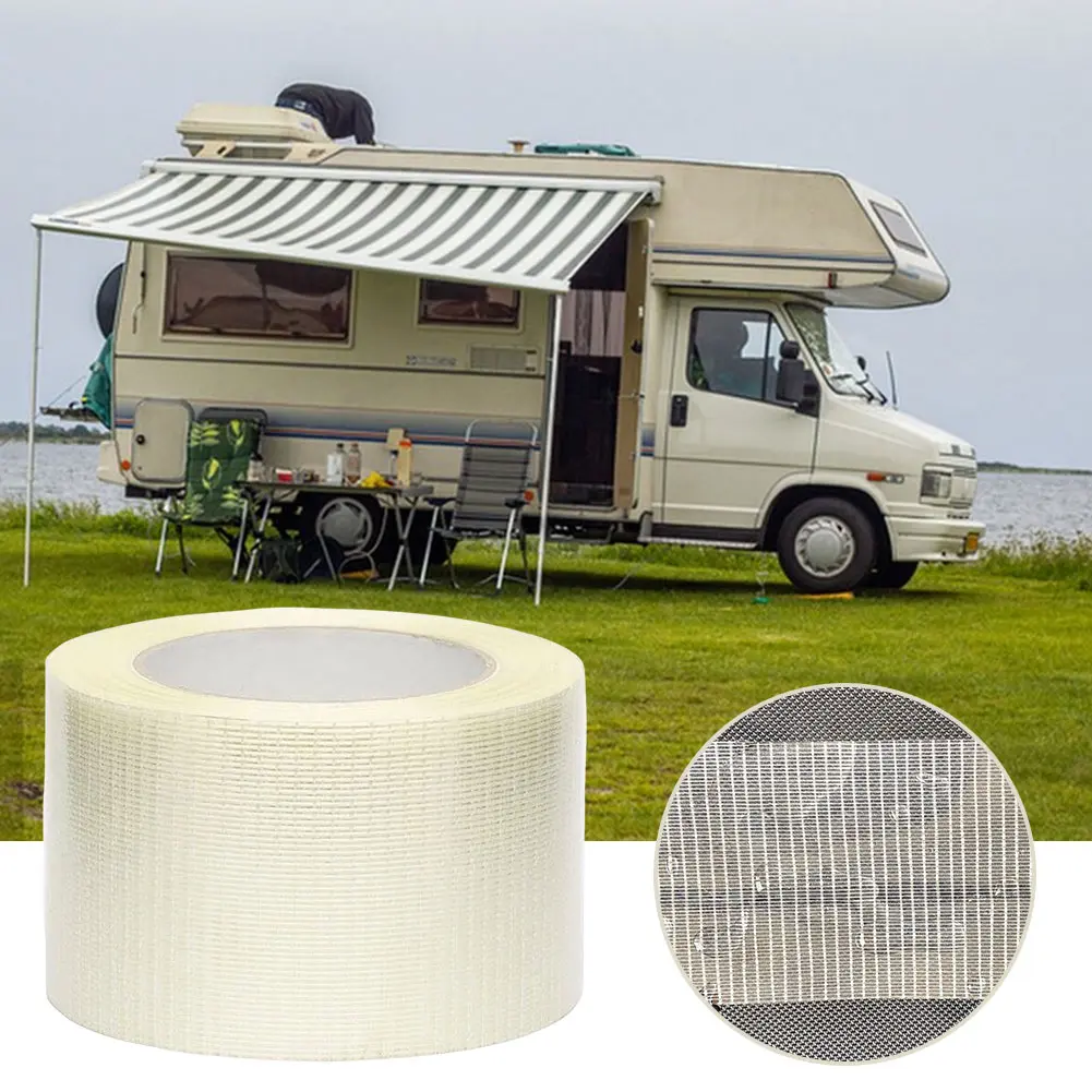 Camping Tent Repair Tape Waterproof Boat Covers Repair Tape Canvas Repair Tape for RV Awning Tent Boat Covers