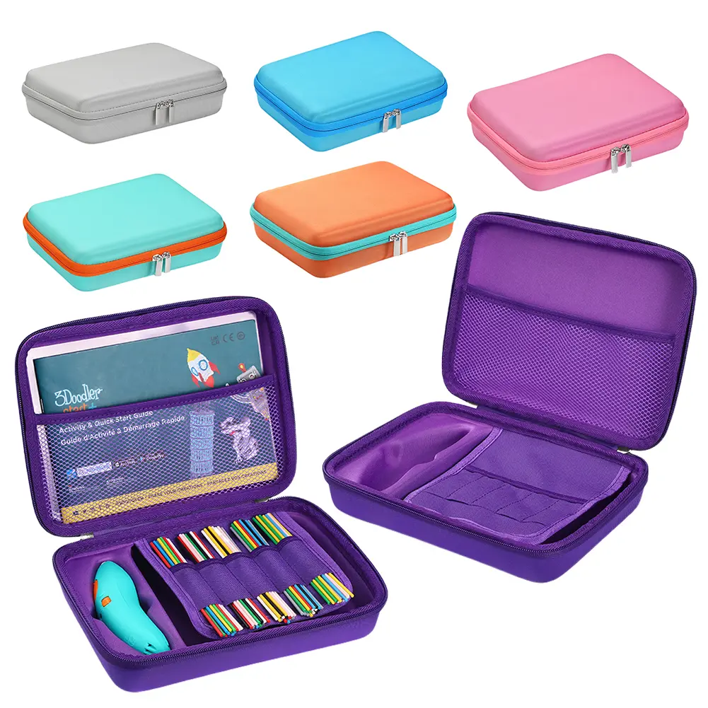 Storage Case for 3Doodler Start+ Essentials (2024) 3D Pen Set Portable Storage Bag for 3D Printing Filament Refill and USB Cable