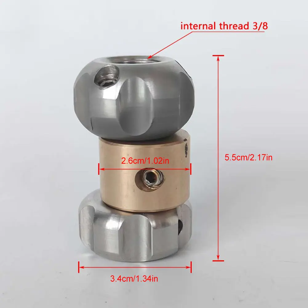 Stainless Steel V-Hammer Rotopuls Vibration Nozzles Cement Oil Stains Dirt Washing Nozzles Washing Nozzles