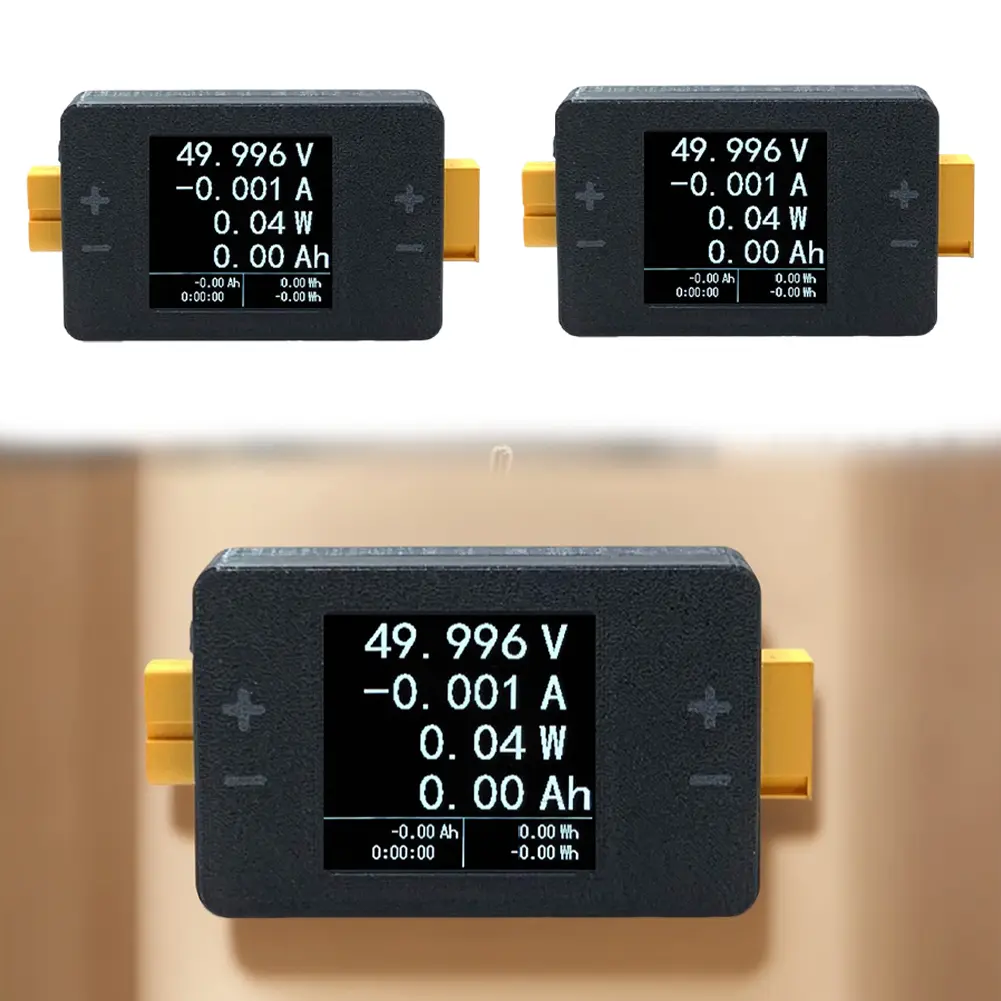 25A 8-150V Bidirectional DC Voltage Current Power Analyzer LCD Display Watt Meter Bidirectional Ammeter for LIPO Battery Testing