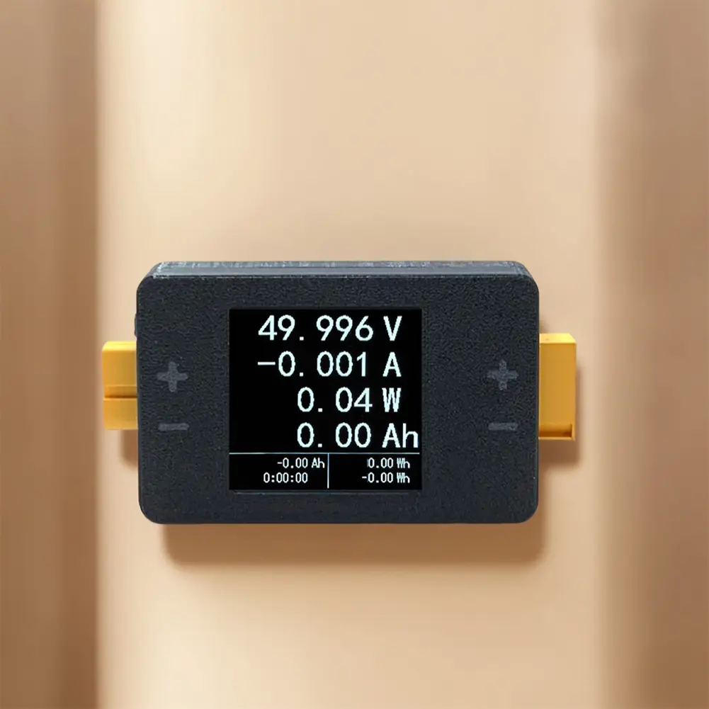 25A 8-150V Bidirectional DC Voltage Current Power Analyzer LCD Display Watt Meter Bidirectional Ammeter for LIPO Battery Testing