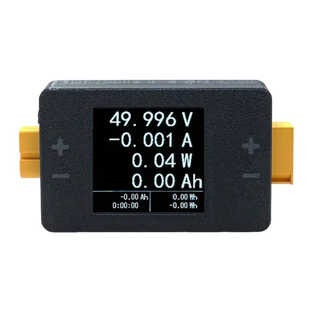 25A 8-150V Bidirectional DC Voltage Current Power Analyzer LCD Display Watt Meter Bidirectional Ammeter for LIPO Battery Testing