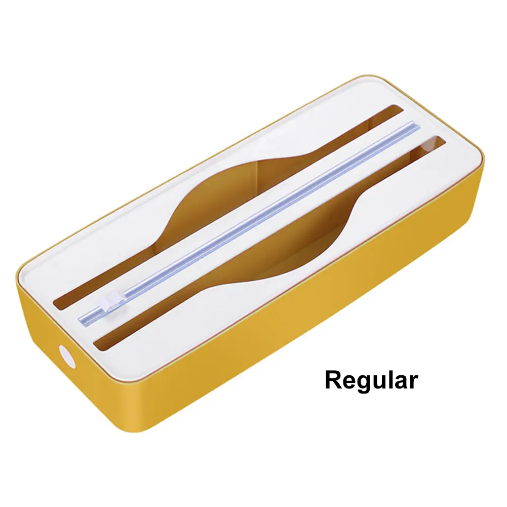 Dual-Slot Refillable Wrap Dispenser Space Saving Baking Paper Cutter Kitchen Two Way Cutter for Cling Film Aluminum Foil