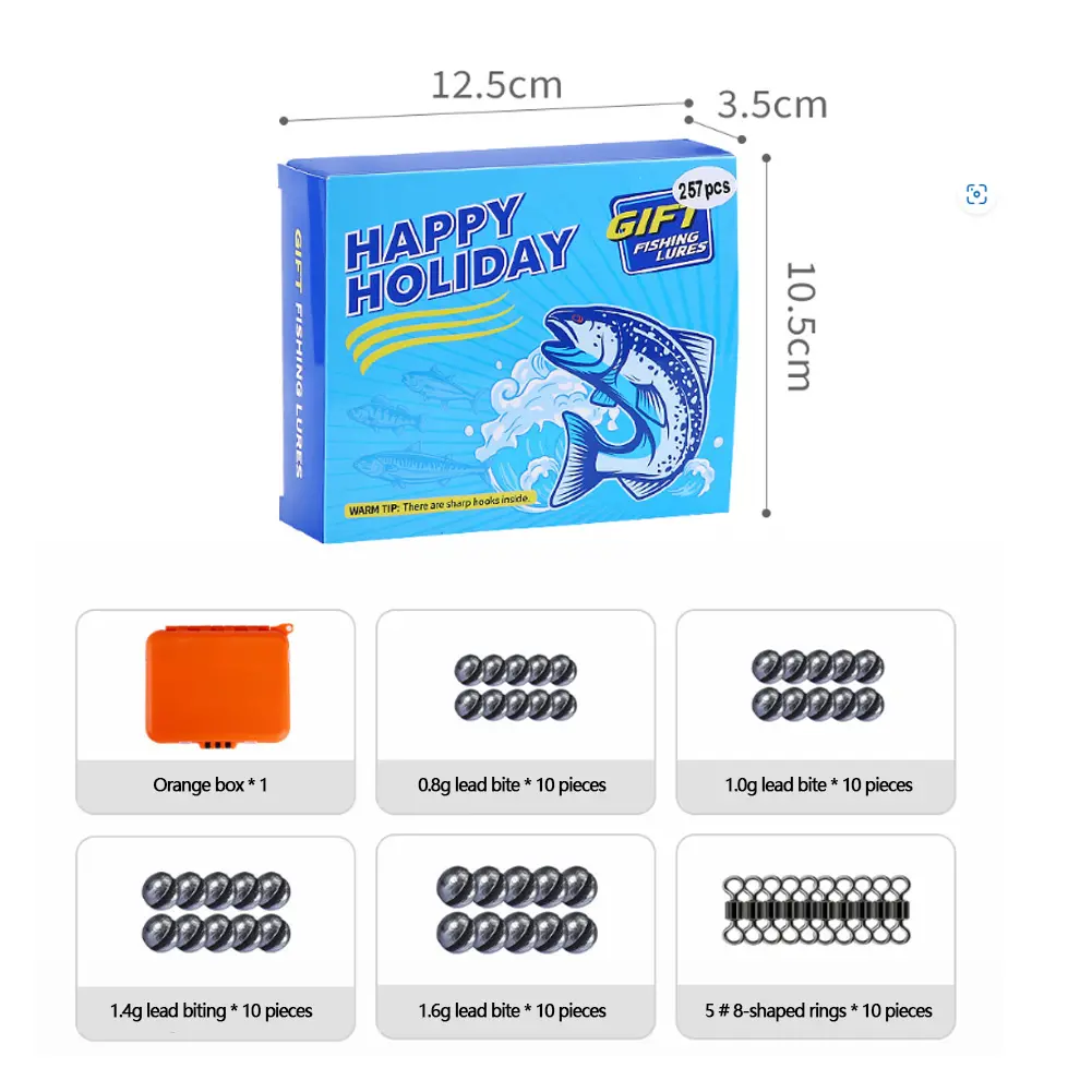 Fishing Advent Calendar 2024 for Adult Men & Teen Boys Christmas Countdown Fish Tackle Set Gift For Father Grandpa Boyfriend