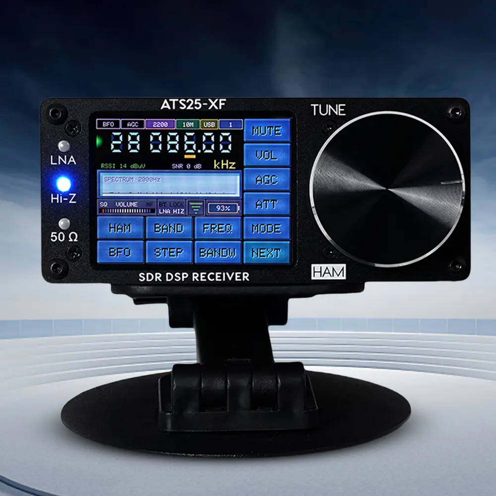 ATS25-XF DSP Full Radio Receiver 2.8-inch TFT LCD Touch Screen FM LW SW CB MW Mixer Receiver