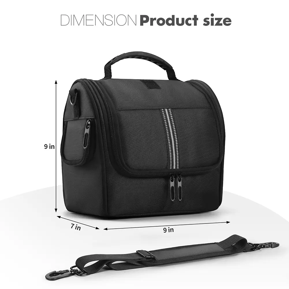 Carrying Case for Anker 521 Portable Power Station Bag Travel Storage Bag Protective Case Anti-drop with Shoulder Strap & Handle