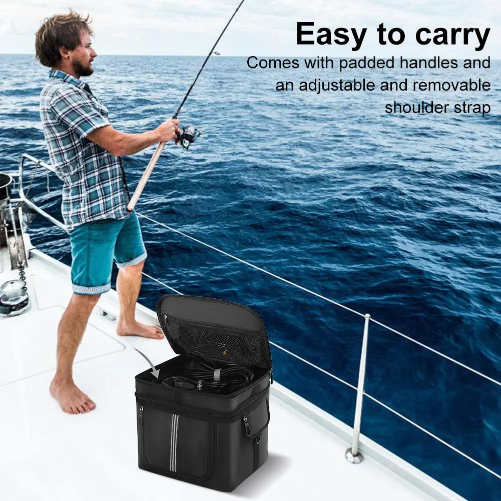 Portable Power Station Bag Dustproof Multiple Pockets with Shoulder Strap & Handle for Ecoflow River 2 Pro & Ecoflow River 2 Max