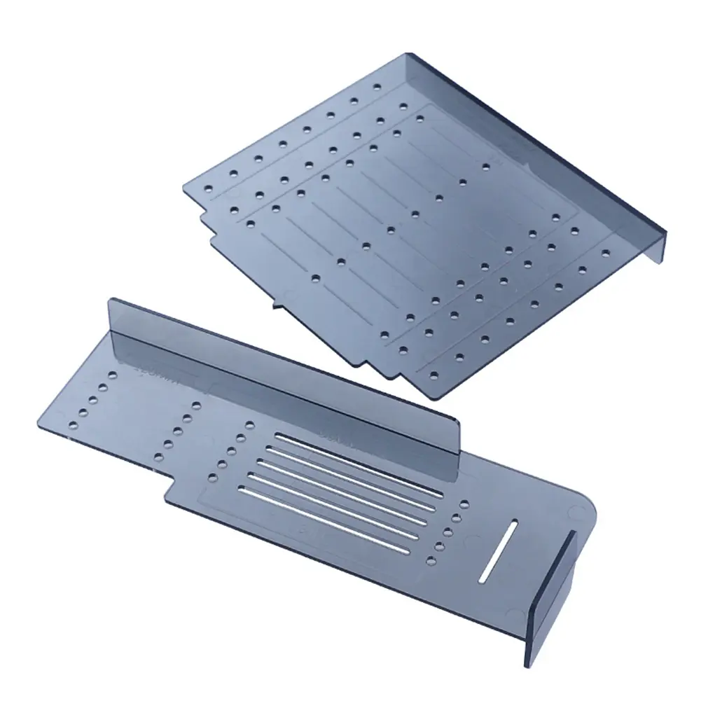 2pcs Cabinet Handle Template with Positioning Ruler Cabinet Hole Opener Locator Template Handle Hole Locator Cabinet Hardware